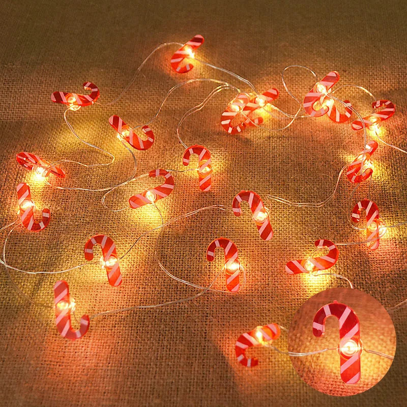 Christmas Character & Snowflake String Lights