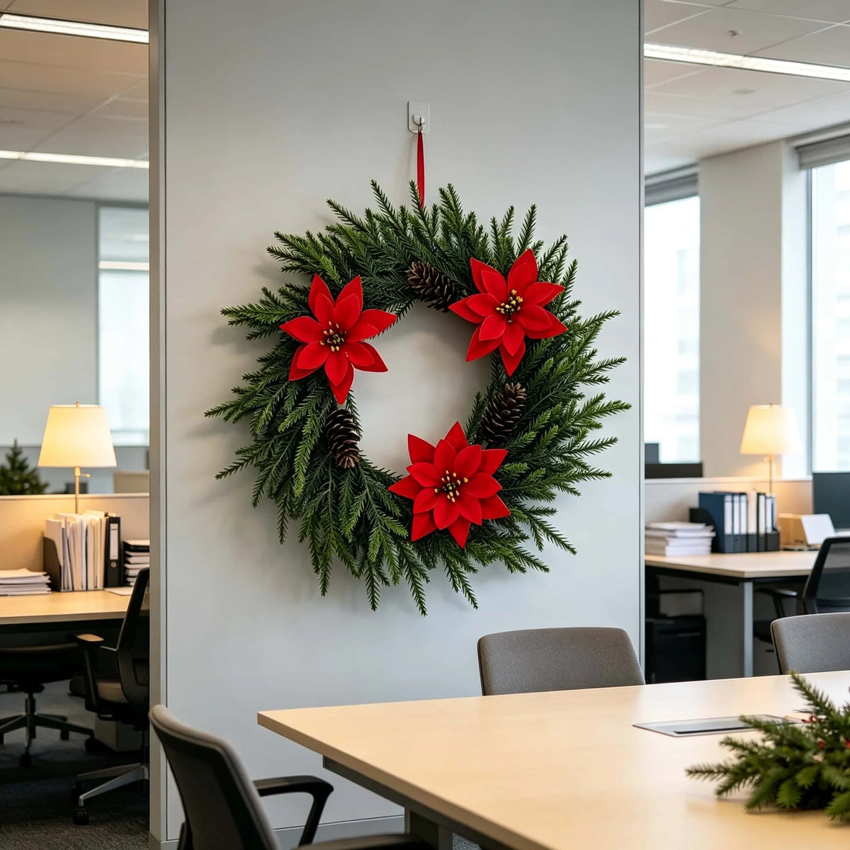Pinecone & Berry Christmas Wreath — 40 cm
