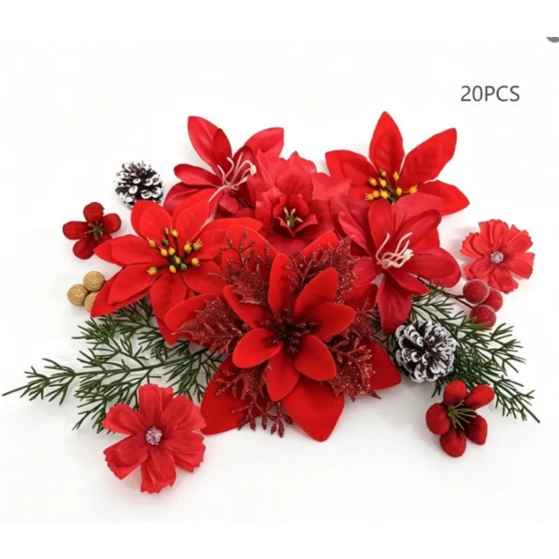 Christmas Floral Craft Pick Assortments