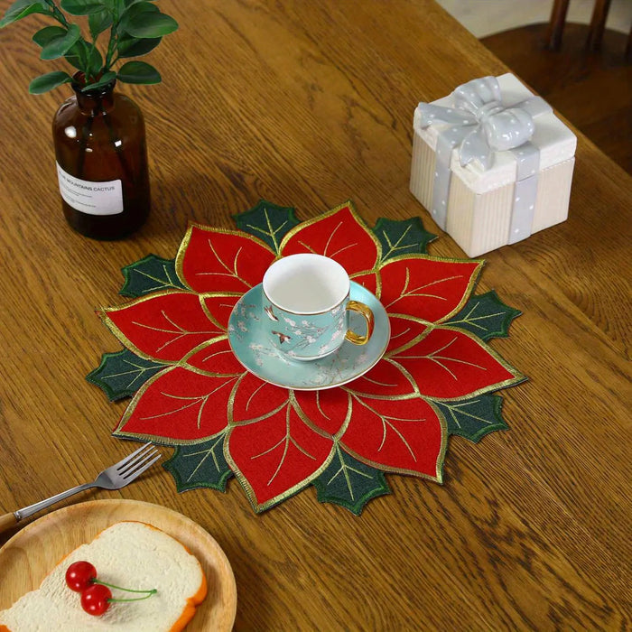 Felt Snowflake Christmas Table Mat — 40 cm