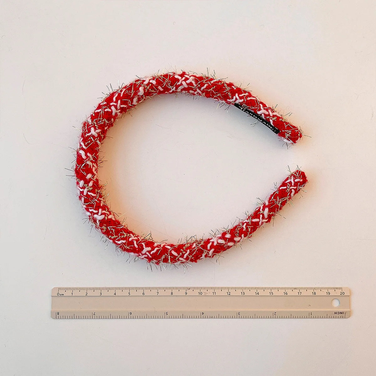 Wine-Red Holiday Headbands