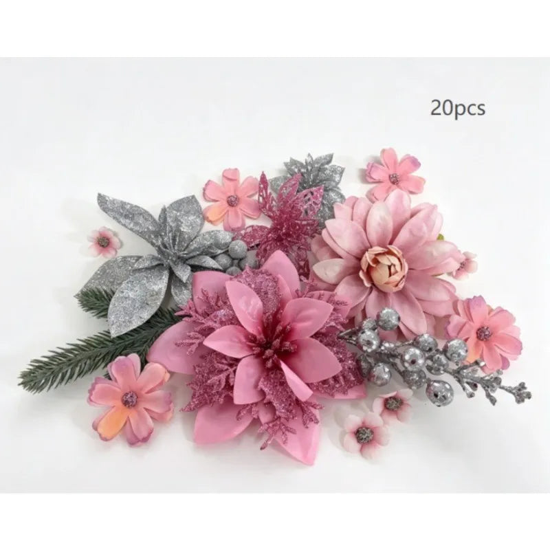 Christmas Floral Craft Pick Assortments