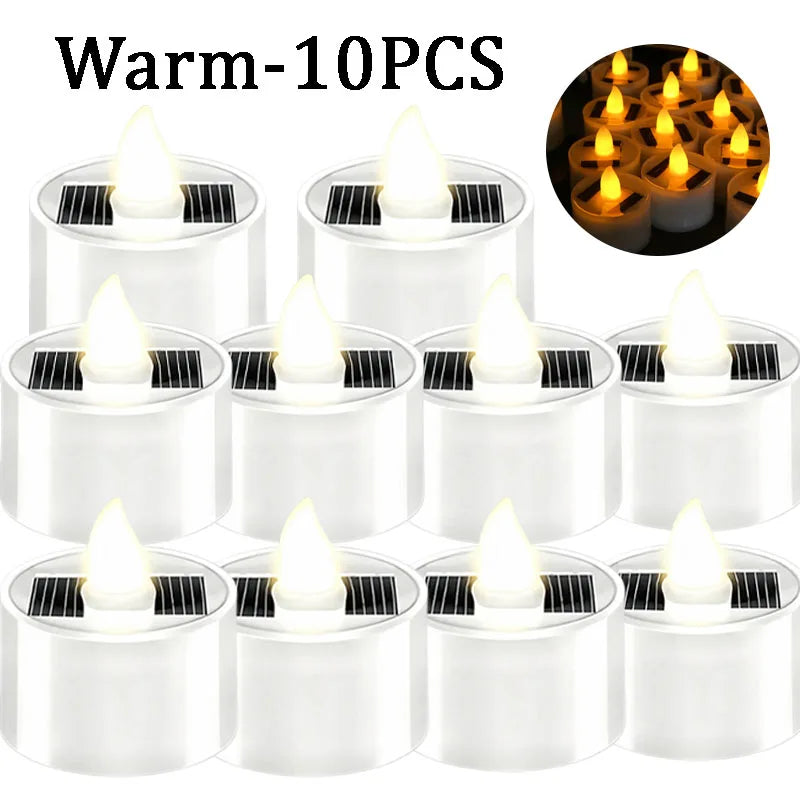 Solar LED Tea Light Candles