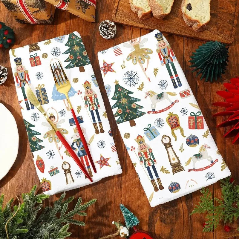 Nutcracker Kitchen Towels — Set of 2