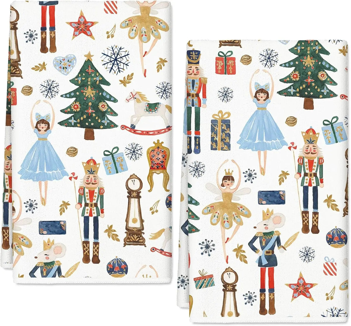 Nutcracker Kitchen Towels — Set of 2