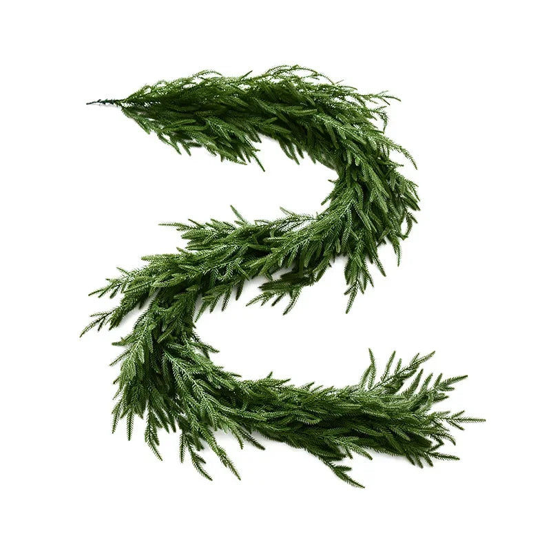 Norfolk-Style Pine Wreath and Garland