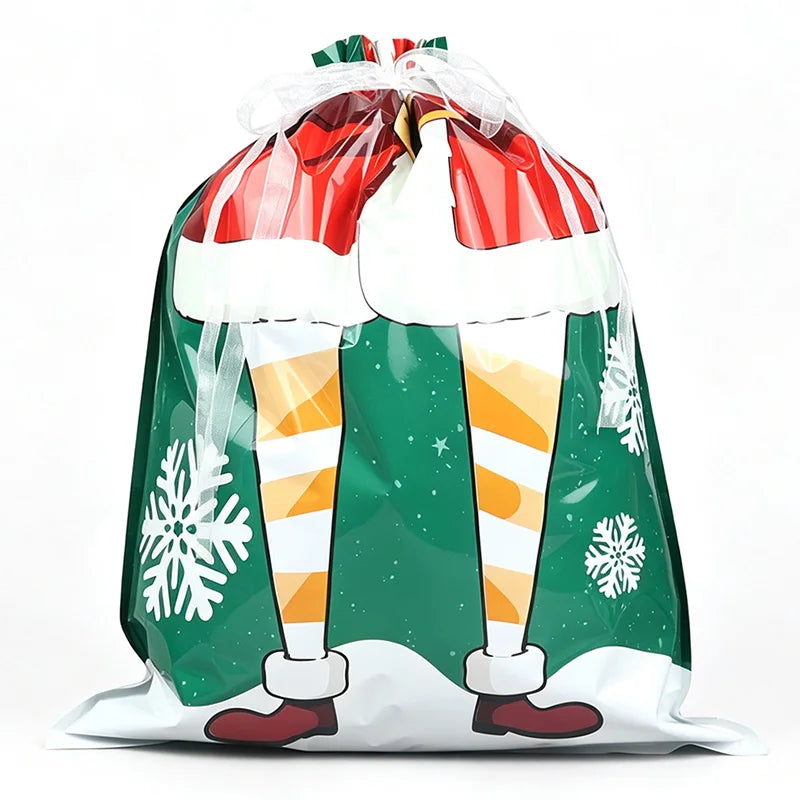 Christmas Drawstring Gift Bags — Pack of 20