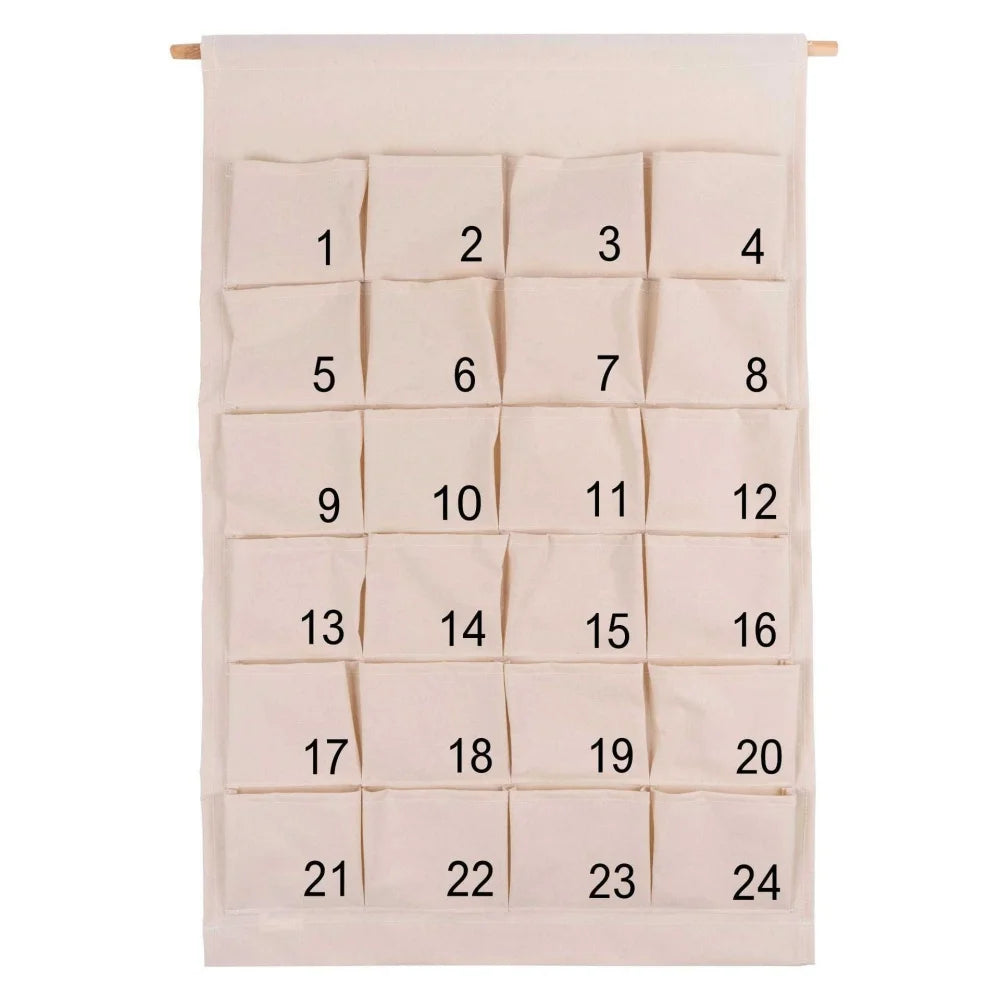 24-Day Fabric Pocket Advent Calendar
