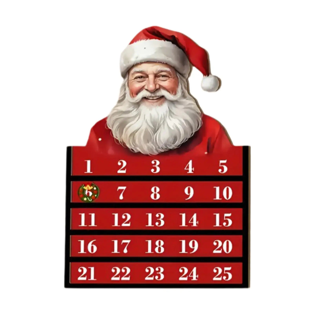 Snowman Wooden Christmas Countdown