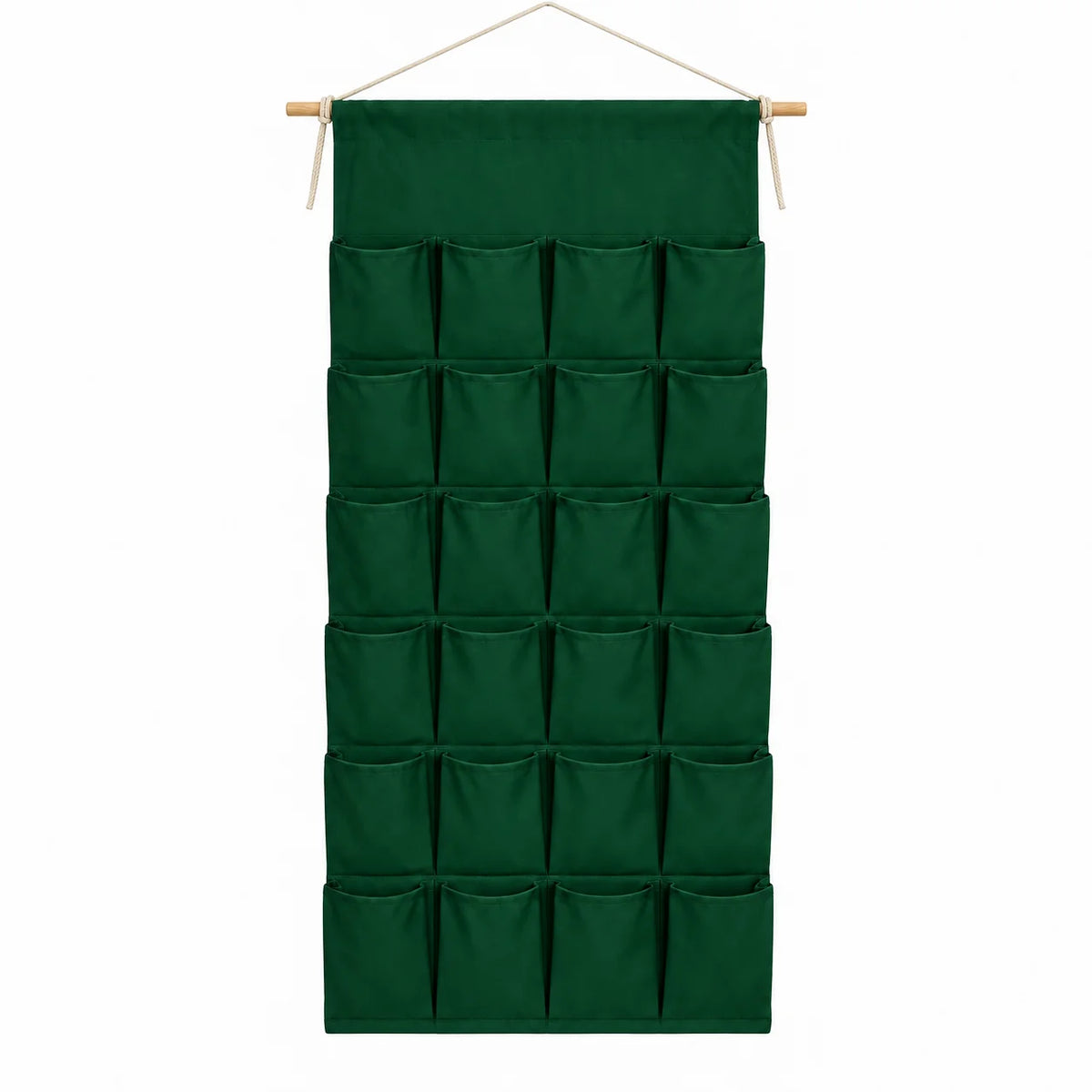 24-Pocket Canvas Christmas Advent Calendar
