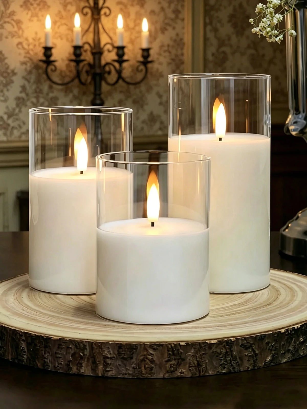 Acrylic-Style Flameless LED Candle