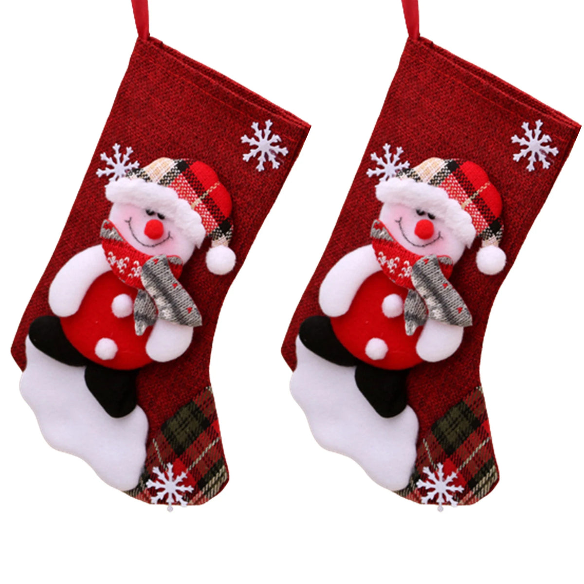 Small Christmas Character Stocking Gift Bags