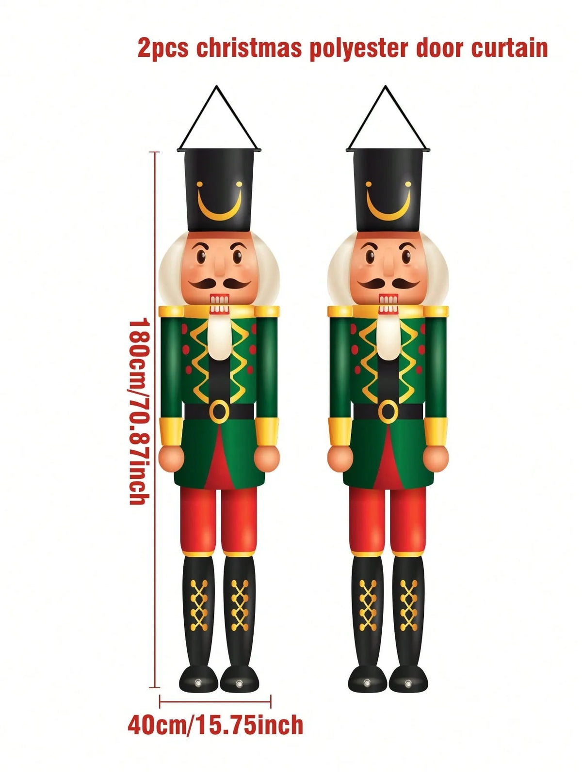 Nutcracker Christmas Porch Banner