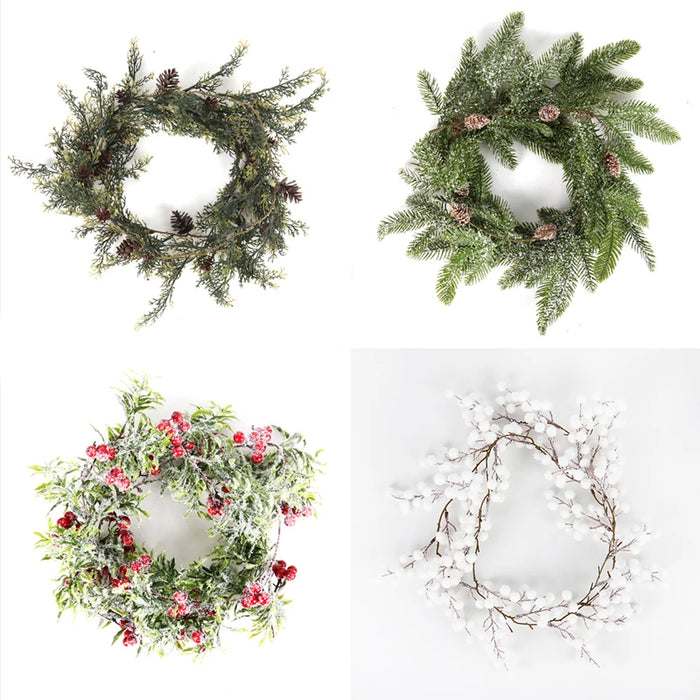 Pinecone Foliage Christmas Garland