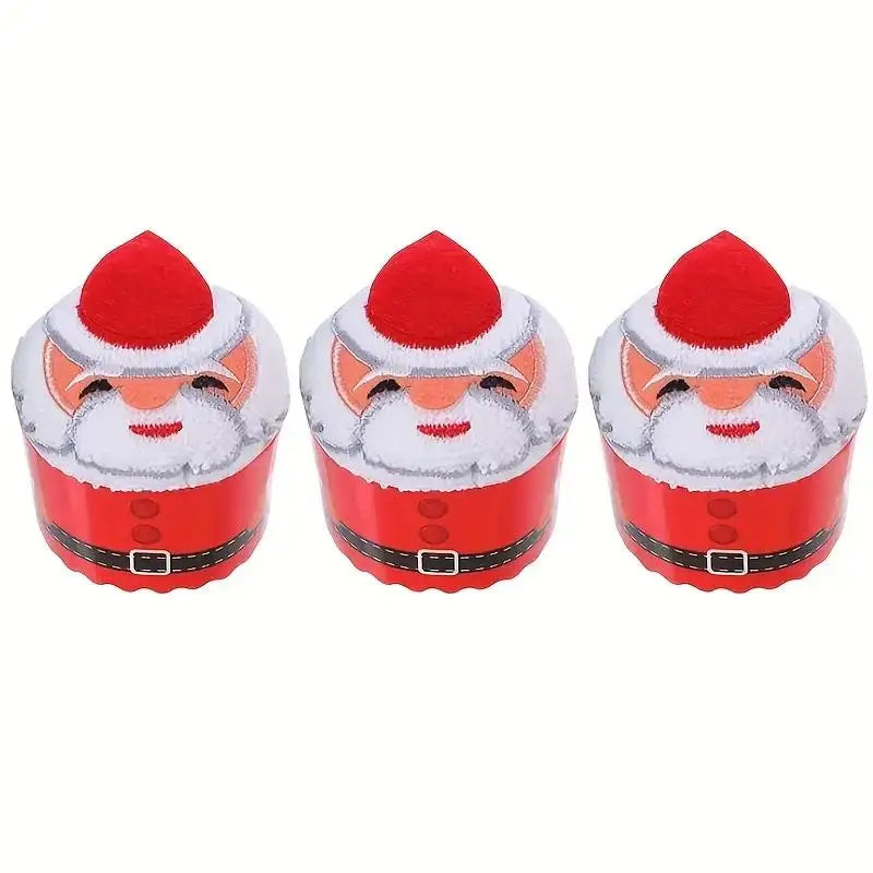 Christmas Character Hand Towels — Set of 3