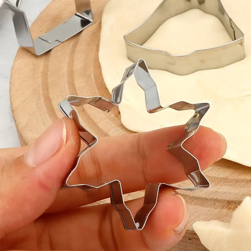 Christmas Cookie Cutters — Ten-Piece Steel Set
