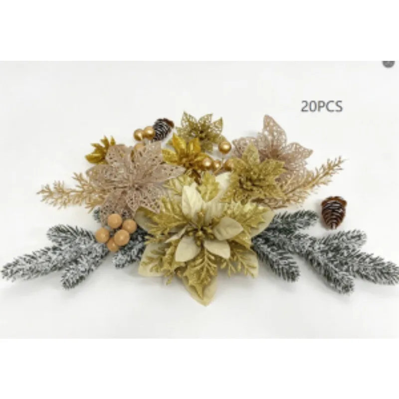Christmas Floral Craft Pick Assortments