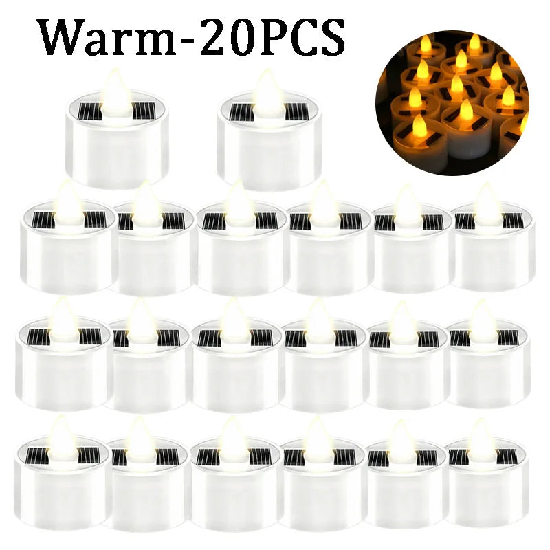 Solar LED Tea Light Candles