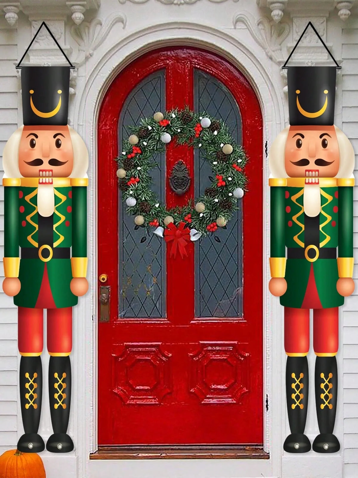 Nutcracker Christmas Porch Banner