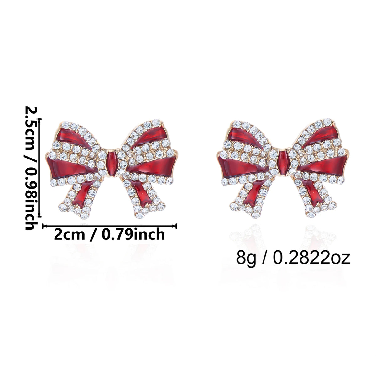 Christmas Motif Drop Earrings