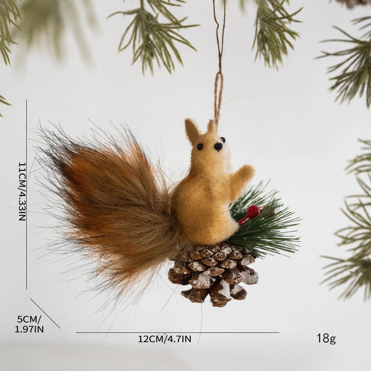 Woodland Animal Christmas Tree Decorations
