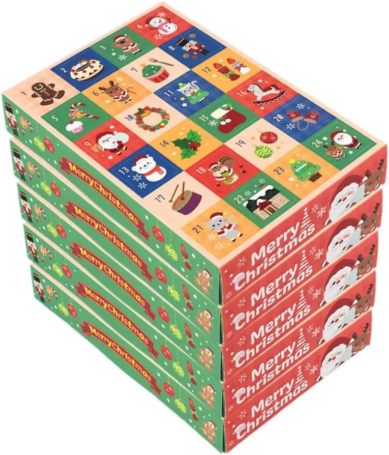Fill-Your-Own 24-Day Christmas Calendar Boxes