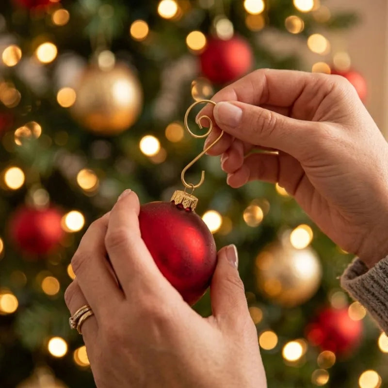 Metal S-Hook Christmas Ornament Hangers