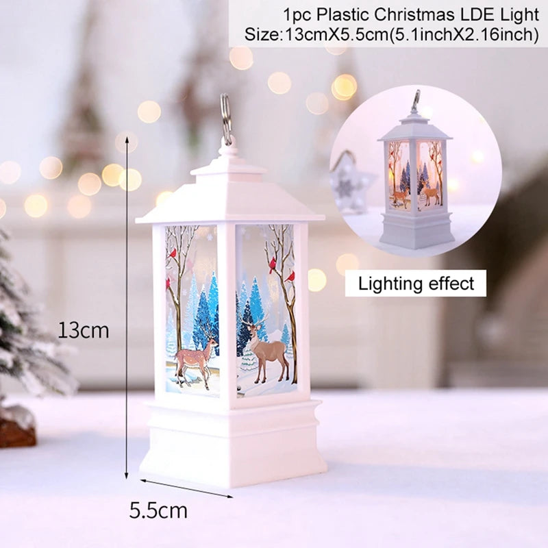Christmas Scene Decorative Lantern