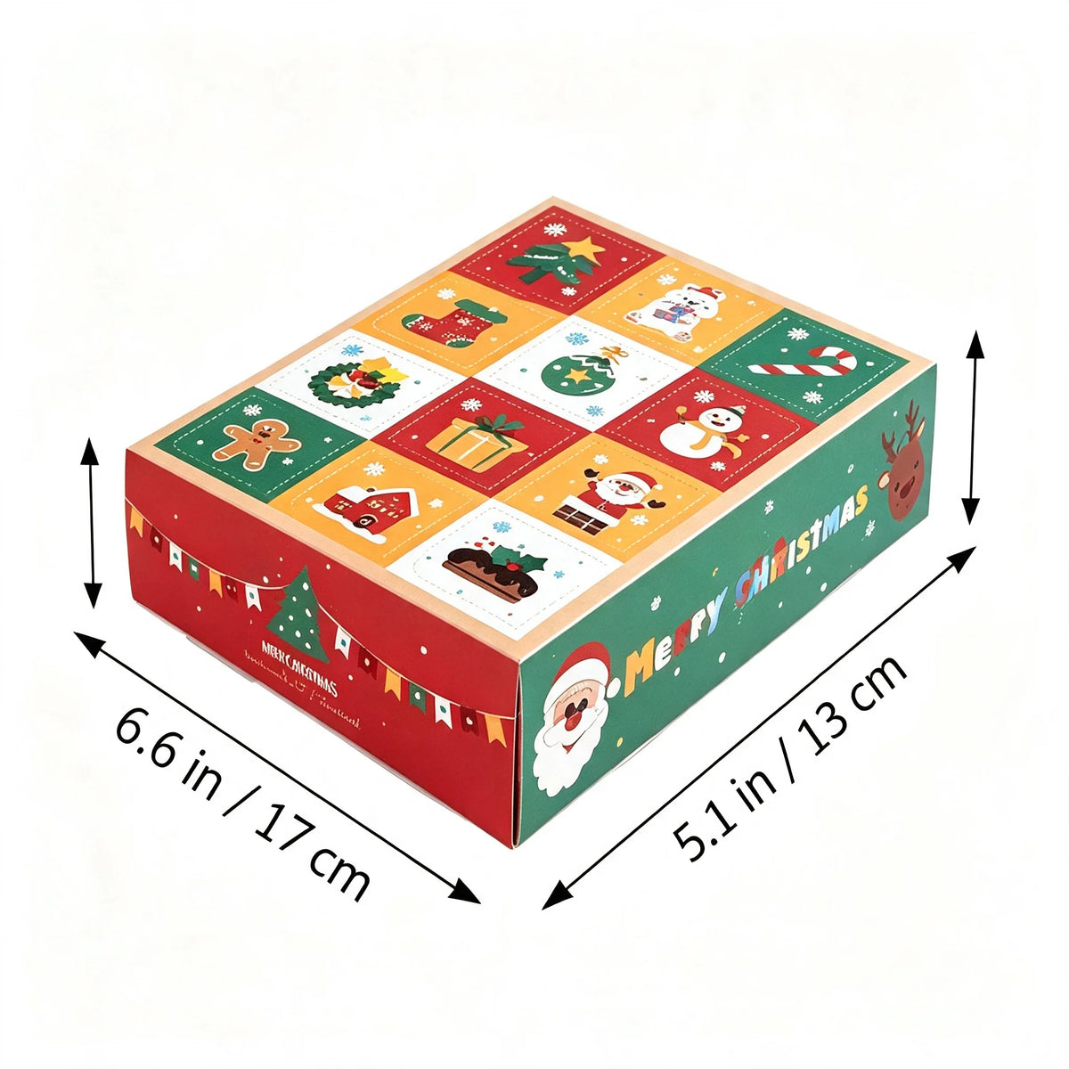 12-Day Christmas Countdown Boxes — Pack of 5