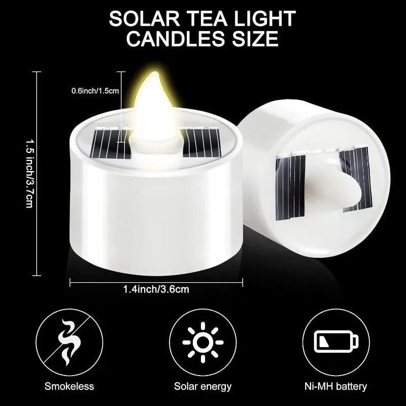 Solar LED Tea Light Candles