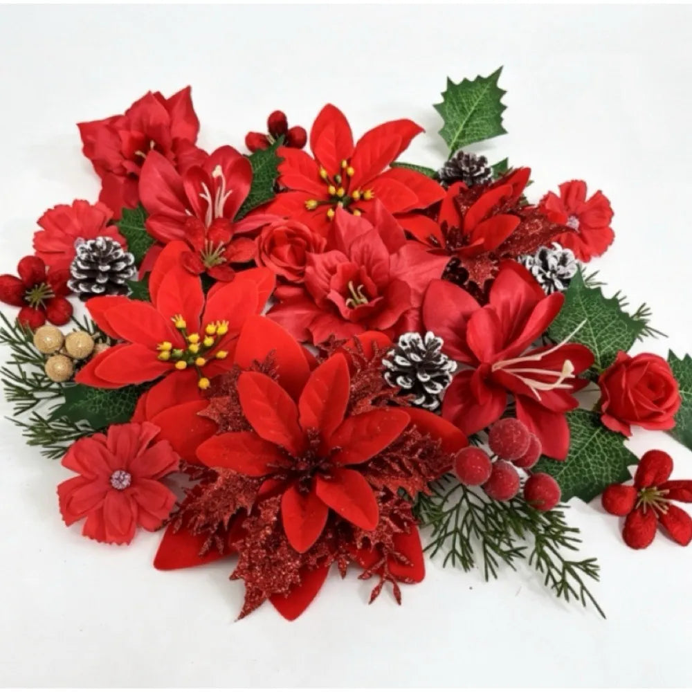 Christmas Floral Craft Pick Assortments