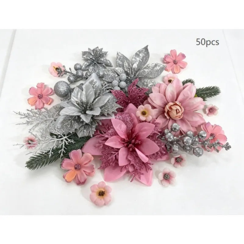 Christmas Floral Craft Pick Assortments