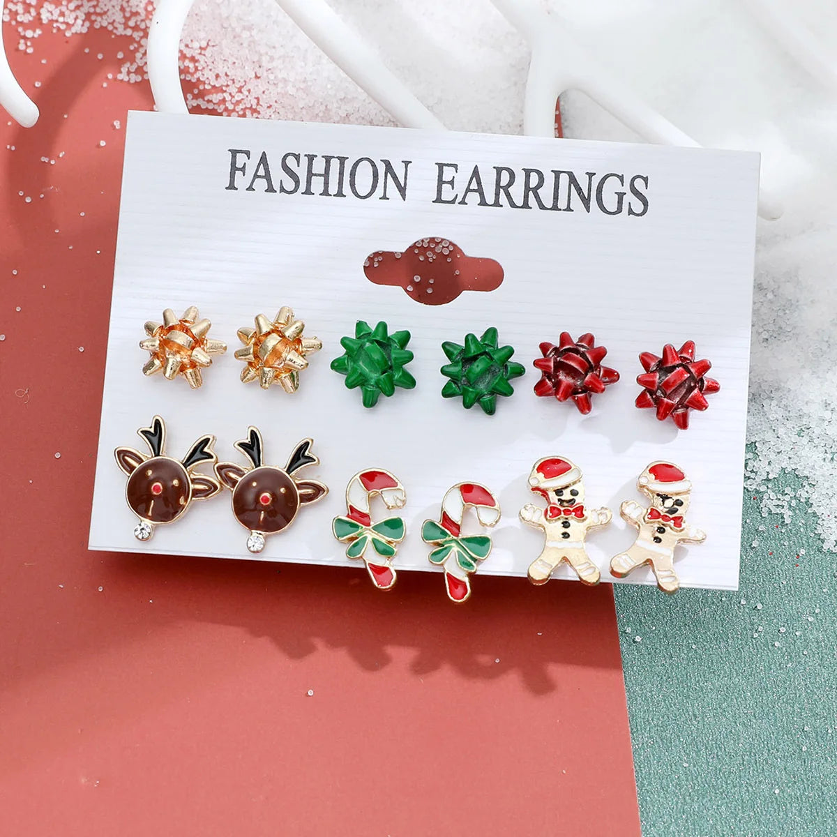 Christmas Earring Sets — Six Pairs