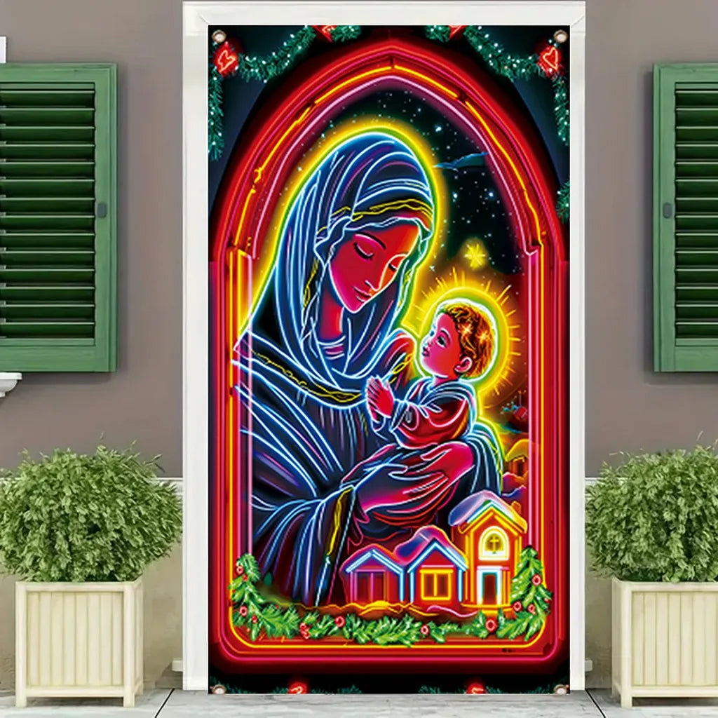 Christmas Wall Banner — 120 × 180 cm