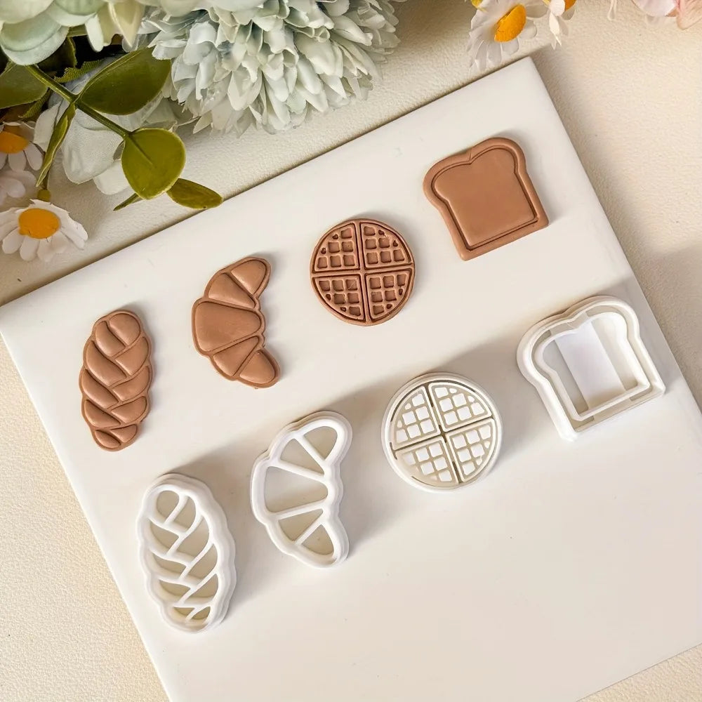 Bread-Shaped Cookie Cutters — Set of 4