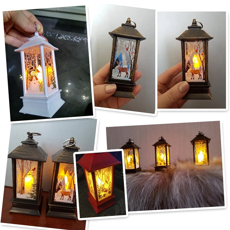 Christmas Scene Decorative Lantern