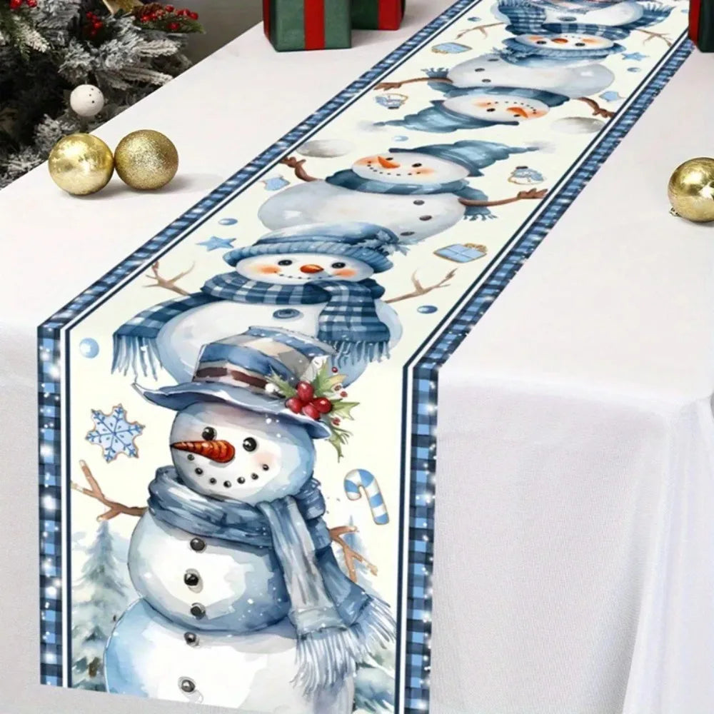 Santa Christmas Table Runner