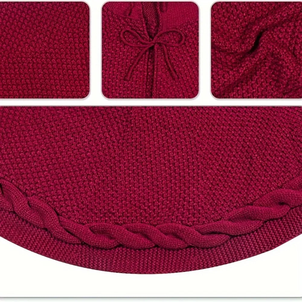 Plush Christmas Tree Skirt