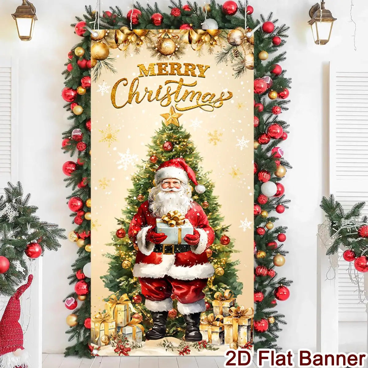 Merry Christmas Door Banner