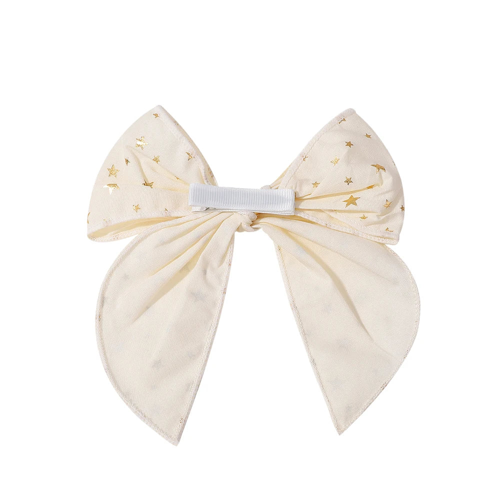 Tartan Bow Hair Accessories — Set of 32