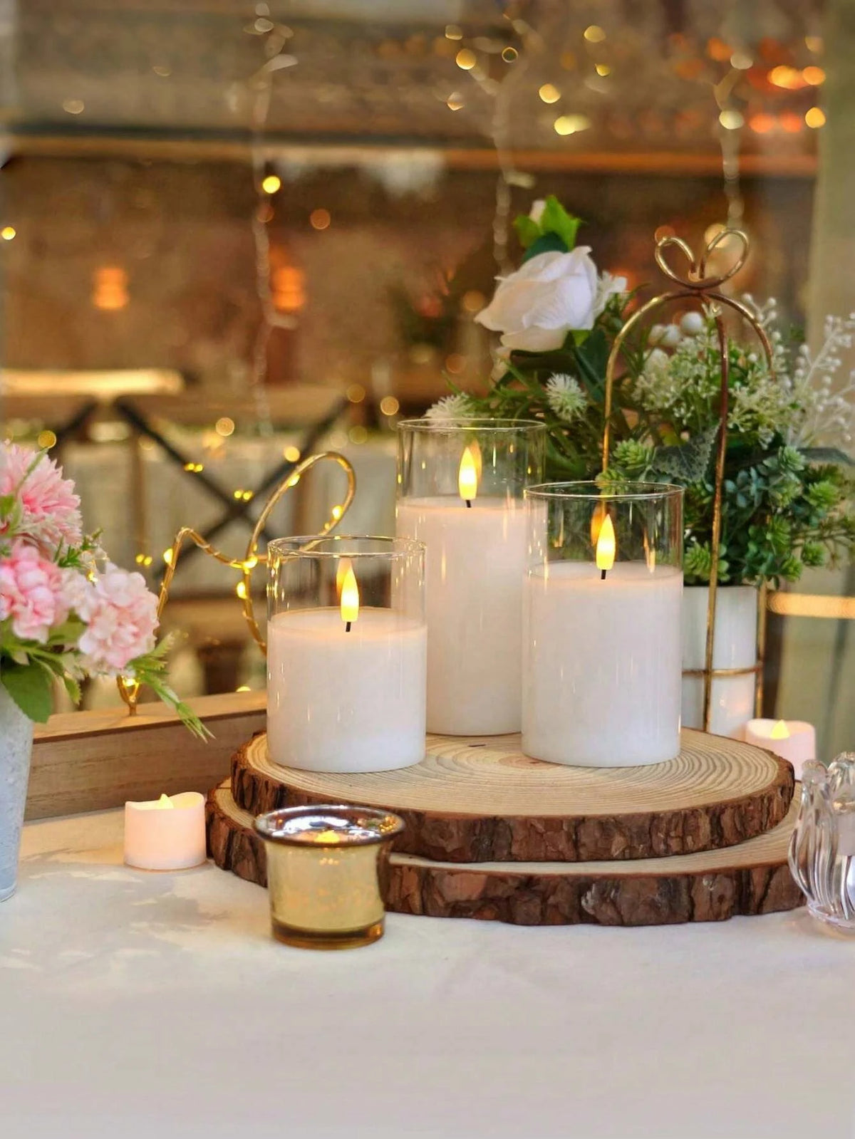 Acrylic-Style Flameless LED Candle