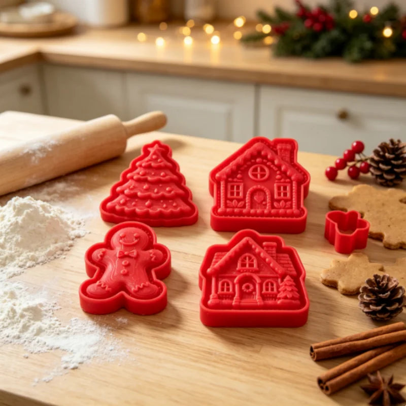 Christmas Mini Pie Press Molds