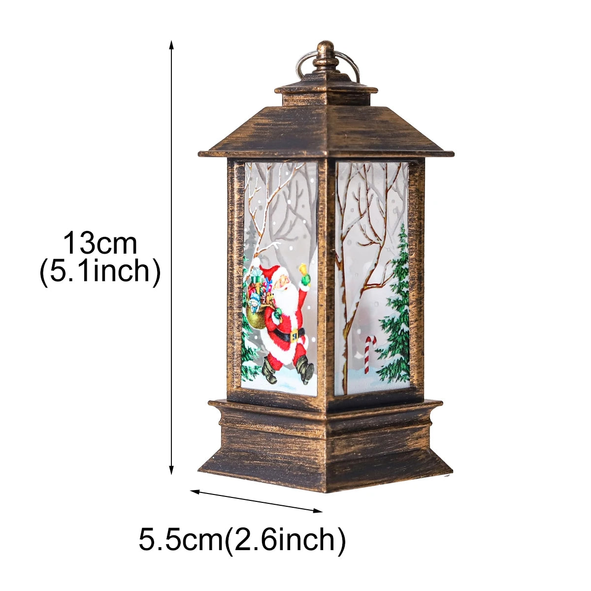 Christmas Scene Decorative Lantern