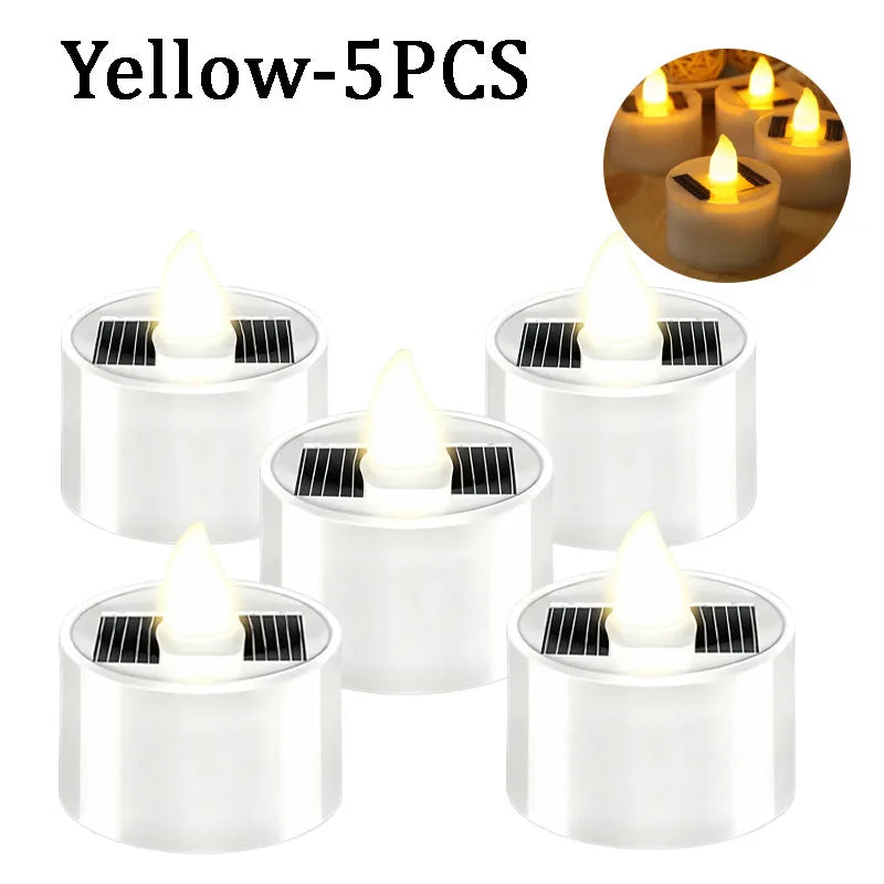 Solar LED Tea Light Candles