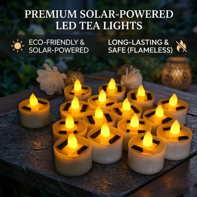Solar LED Tea Light Candles