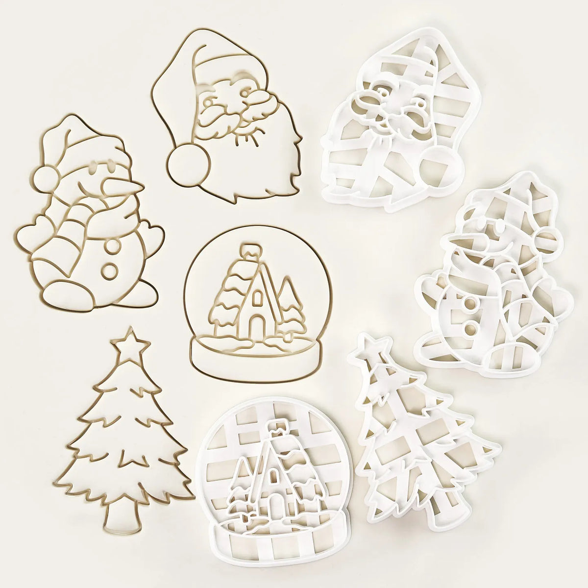 Christmas Character Cookie Molds — Set of 4