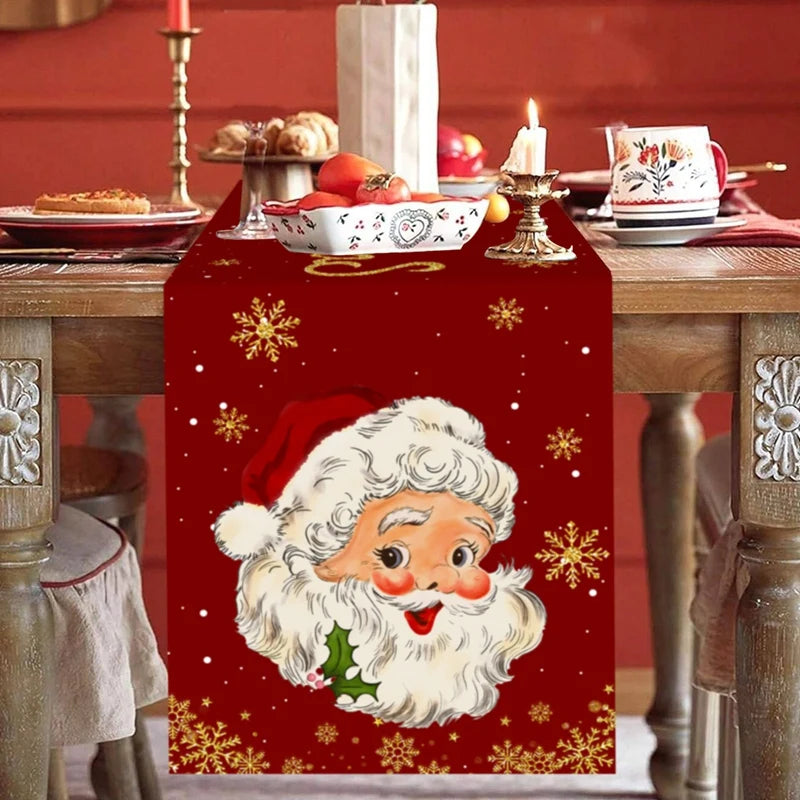 Merry Christmas Patterned Table Runner