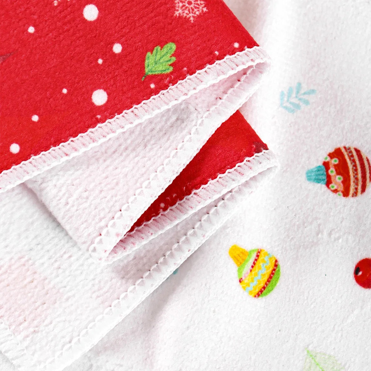 Santa Christmas Dish Towels — Set of 2