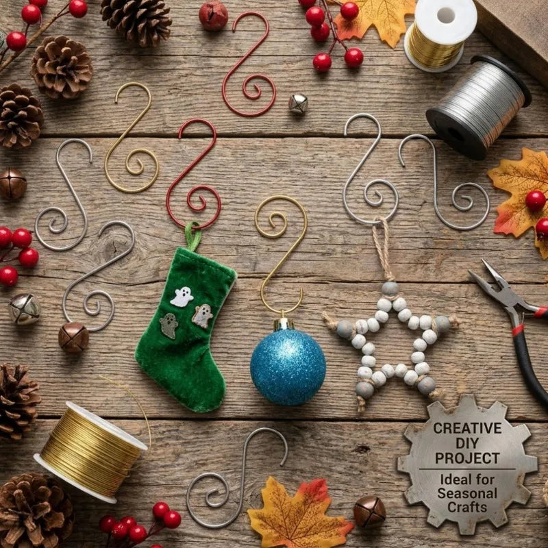 Metal S-Hook Christmas Ornament Hangers