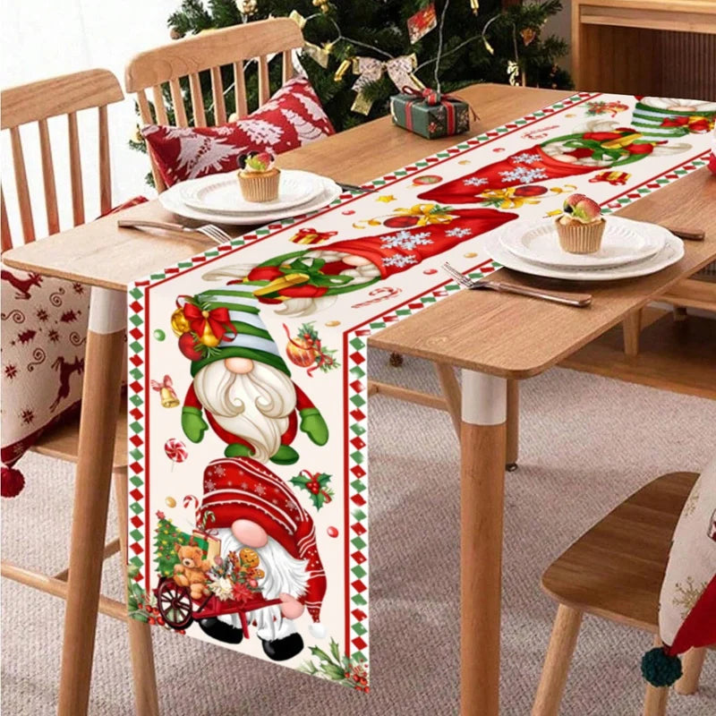 Christmas Gnome Table Runner